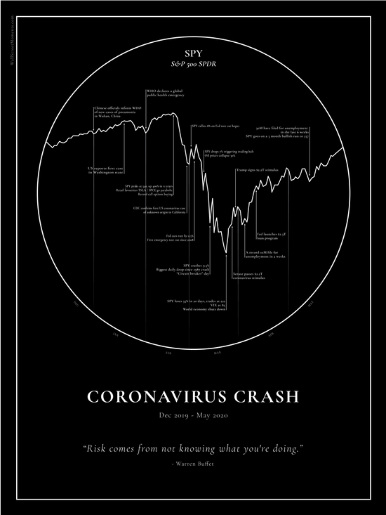 Coronavirus Crash Poster - Framed